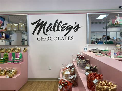 Malley's chocolate - It is delicious! The chocolate is always so smooth and creamy. There are many different kinds of chocolate to choose from. There are chocolate covered pretzels, chocolate covered chips, different kinds of truffles, chocolate covered caramels, candy bars and so on. If you want a box of chocolates for a gift, they have that, too!